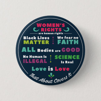Badge Rond 5 Cm Ça couvre à peu près tout Boutons/Épingles