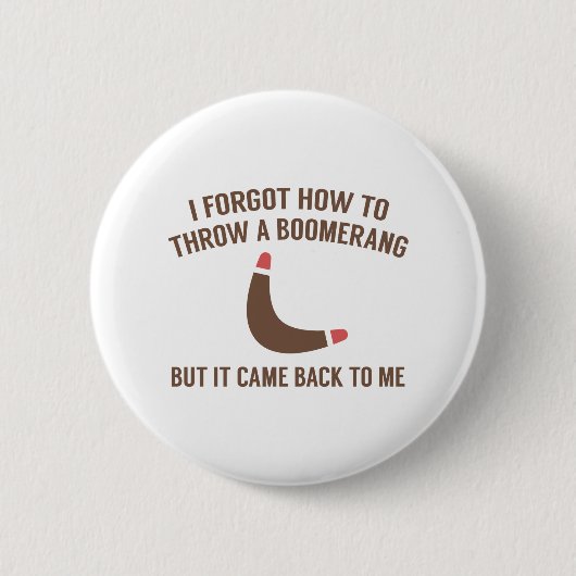 Badge Rond 5 Cm Ça M'Est Retourné (Devant)