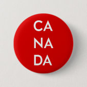 Badge Rond 5 Cm Ca Na Da Canada Monotone foncé (Devant)