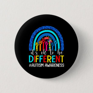 Badge Rond 5 Cm Ça va être différent Sensibilisation sur l'autisme