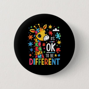 Badge Rond 5 Cm Ça Va Être Différent Sensibilisation sur l'autisme