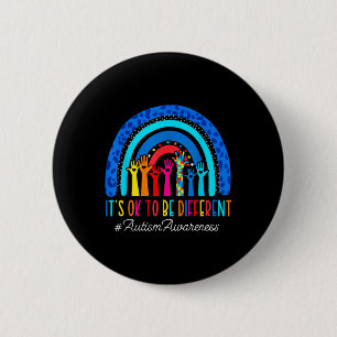 Badge Rond 5 Cm Ça Va Être Différent Sensibilisation sur l'autisme