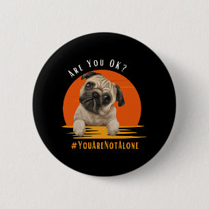 Badge Rond 5 Cm Ça Va (Youarenotalone)