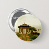 Badge Rond 5 Cm Cabane (Devant & derrière)