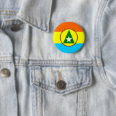 Badge Rond 5 Cm Cabinda, Angola (En situation)