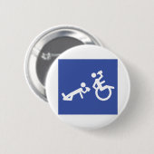 Badge Rond 5 Cm cabine d'amorçage (Devant & derrière)