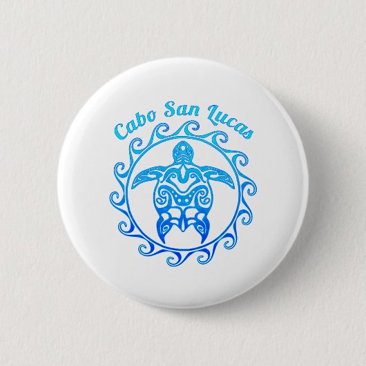 Badge Rond 5 Cm Cabo San Lucas (Devant)