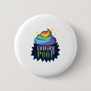 Badge Rond 5 Cm Caca de licorne