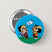 Badge Rond 5 Cm cacahuètes | Amusement d'amis (Devant & derrière)