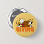 Badge Rond 5 Cm cacahuètes | Donner (Devant & derrière)