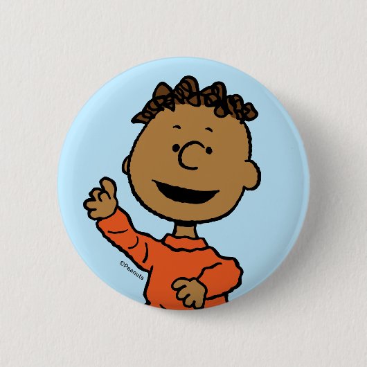 Badge Rond 5 Cm cacahuètes | Franklin (Devant)