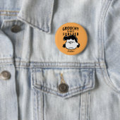 Badge Rond 5 Cm cacahuètes | Grouchy depuis toujours Lucy (En situation)