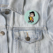 Badge Rond 5 Cm cacahuètes | Lecture Marcie (En situation)