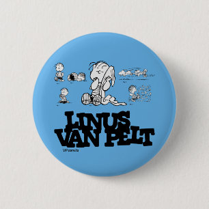 Badge Rond 5 Cm cacahuètes   Linus