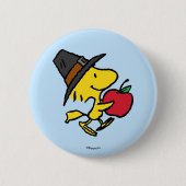 Badge Rond 5 Cm cacahuètes | Pèlerin des bois (Devant)