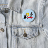 Badge Rond 5 Cm cacahuètes | Schroeder Pilgrim (En situation)