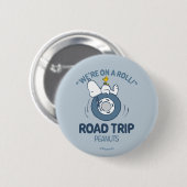 Badge Rond 5 Cm cacahuètes | Snoopy & Woodstock Road Triage (Devant & derrière)
