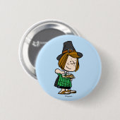 Badge Rond 5 Cm cacahuètes | Thanksgiving Pepperment Patty (Devant & derrière)