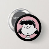 Badge Rond 5 Cm cacahuètes | Visages de Lucy (Devant & derrière)
