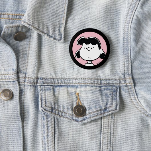 Badge Rond 5 Cm cacahuètes | Visages de Lucy (En situation)