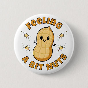 Badge Rond 5 Cm Cacao Kawaii de Cacahuète Dessin Animé – Se Sentir