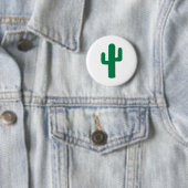 Badge Rond 5 Cm Cactus (En situation)
