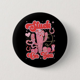 Badge Rond 5 Cm Cactus de la Saint-Valentin plante succulente coll