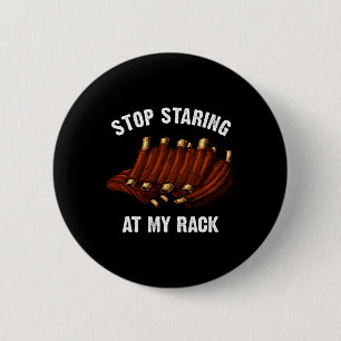 Badge Rond 5 Cm Cadeau Bbq Drôle Pour Hommes Femmes Grill Arrêtez 