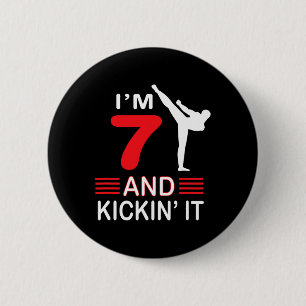 Badge Rond 5 Cm Cadeau d'anniversaire Arts martiaux Cadeaux Garçon
