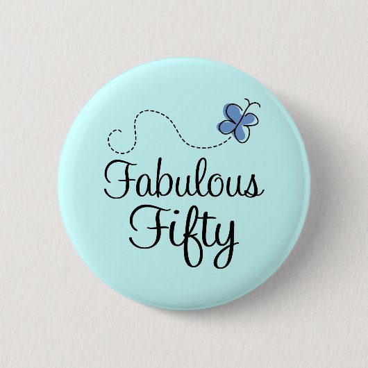 Badge Rond 5 Cm Cadeau d'anniversaire fabuleux de papillon de (Devant)