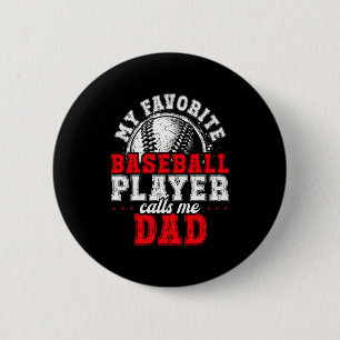 Badge Rond 5 Cm Cadeau de baseball de famille assorti Photo d'équi