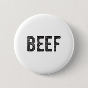 Badge Rond 5 Cm Cadeau De Boeuf Pour Hommes Amateurs De Viande Bar