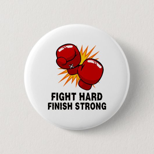 Badge Rond 5 Cm Cadeau de boxe (Devant)