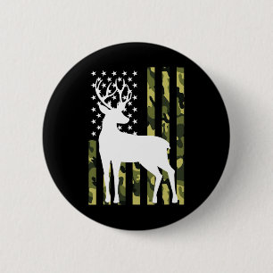 Badge Rond 5 Cm Cadeau De Chasse Pour Hommes Femmes Chasse Forêt F