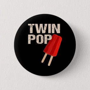 Badge Rond 5 Cm Cadeau de chemise Pop pour grand-père jumeaux papa