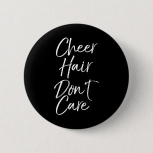 Badge Rond 5 Cm Cadeau de comp de pom-pom girl drôle pour les chev