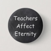 Badge Rond 5 Cm Cadeau de conception de tableau noir de l'éternité (Devant)