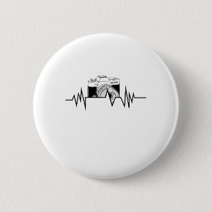 Badge Rond 5 Cm Cadeau de cool de photographie de battement de