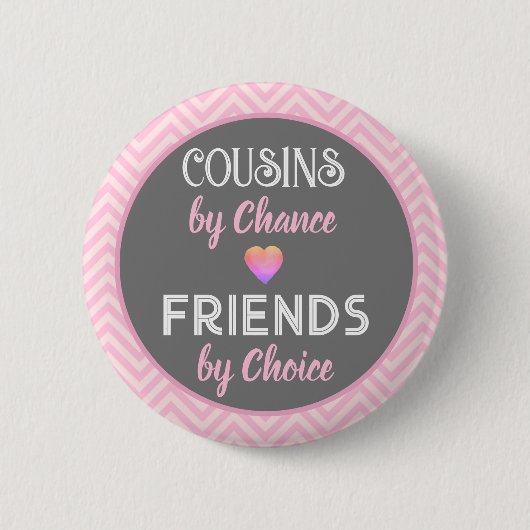 Badge Rond 5 Cm Cadeau de cousin incroyable (Devant)
