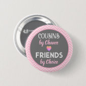 Badge Rond 5 Cm Cadeau de cousin incroyable (Devant & derrière)