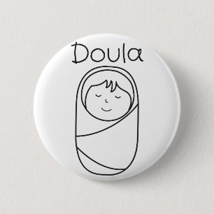 Badge Rond 5 Cm Cadeau de Doula et de Doula de bébé