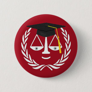 Badge Rond 5 Cm Cadeau de fin d'études en droit