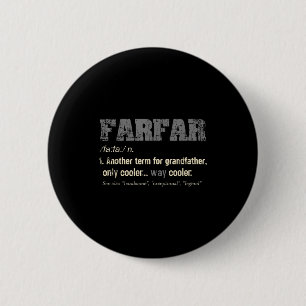 Badge Rond 5 Cm Cadeau de grand-père suédois Farfar drôle définiti