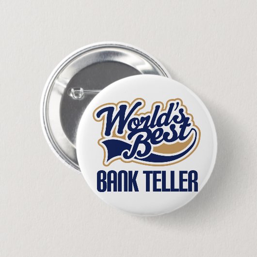 Badge Rond 5 Cm Cadeau de guichetier (Devant & derrière)