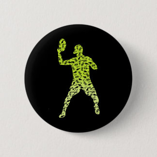 Badge Rond 5 Cm Cadeau de joueur de modèle de golf à disque pour q