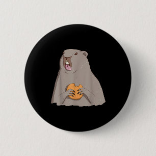 Badge Rond 5 Cm Cadeau de jour de la marmotte drôle de tee-shirt d