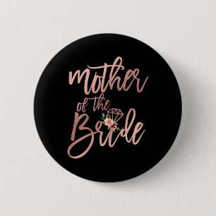 Badge Rond 5 Cm Cadeau De Mariage Pour Maman De La Mariée