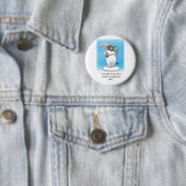 Badge Rond 5 Cm Cadeau de mode Heavenant Humour Angel! (En situation)