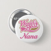 Badge Rond 5 Cm Cadeau de Nana (Devant & derrière)