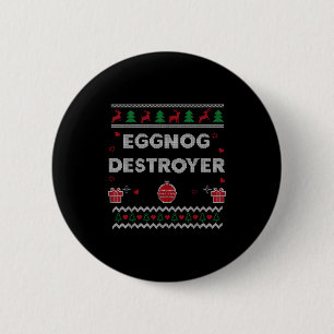 Badge Rond 5 Cm Cadeau de Noël amusant pour amateur de lait de pou
